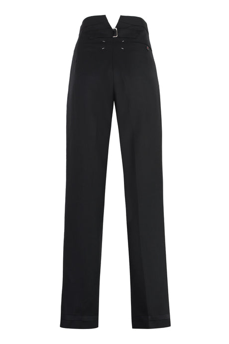 MAISON MARGIELA Elegant Wool Tailored Trousers