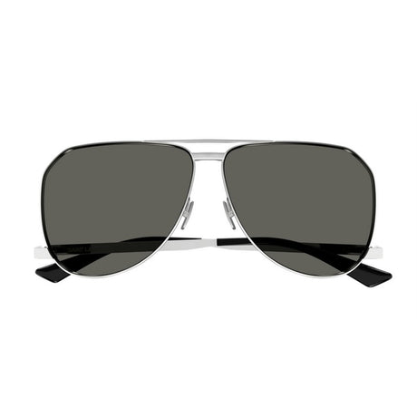 SAINT LAURENT Sleek Silver Metal Sunglasses