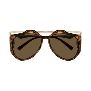 SAINT LAURENT Amelia Havana Sunglasses for Women