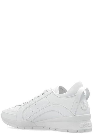 DSQUARED2 Legendary Calf Leather Sneakers for Men in SS24 White