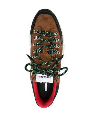 DSQUARED2 Luxurious Velour & Leather Sneakers for Men - Seasonal Favorite