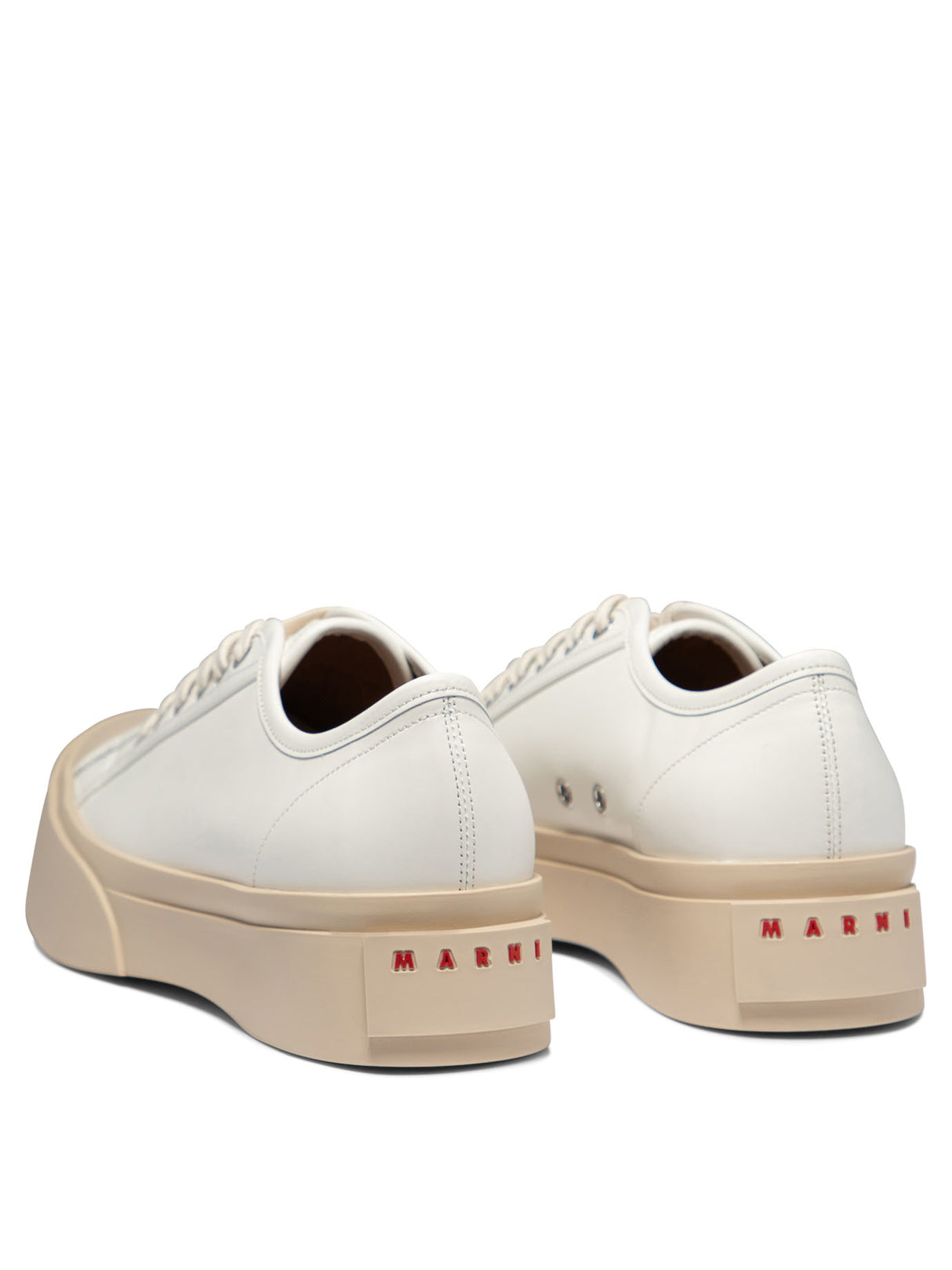 MARNI Stylish White Leather Sneakers for Men - FW24