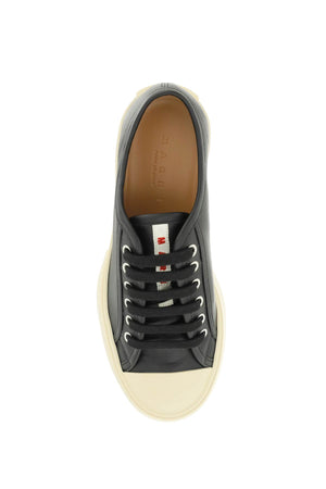 MARNI Stylish Leather Sneaker with Chunky Sole for Men