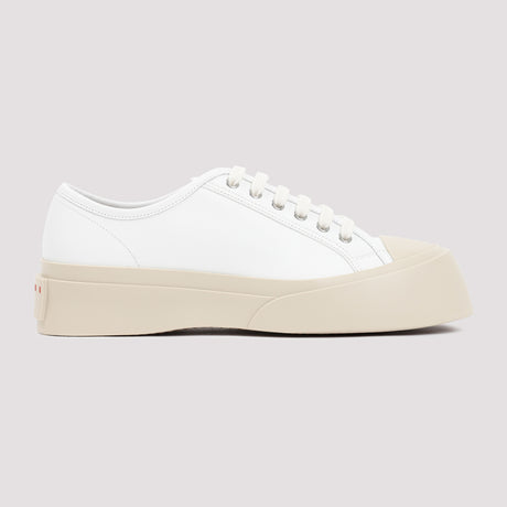 MARNI Stylish Leather Sneaker with Chunky Sole for Men