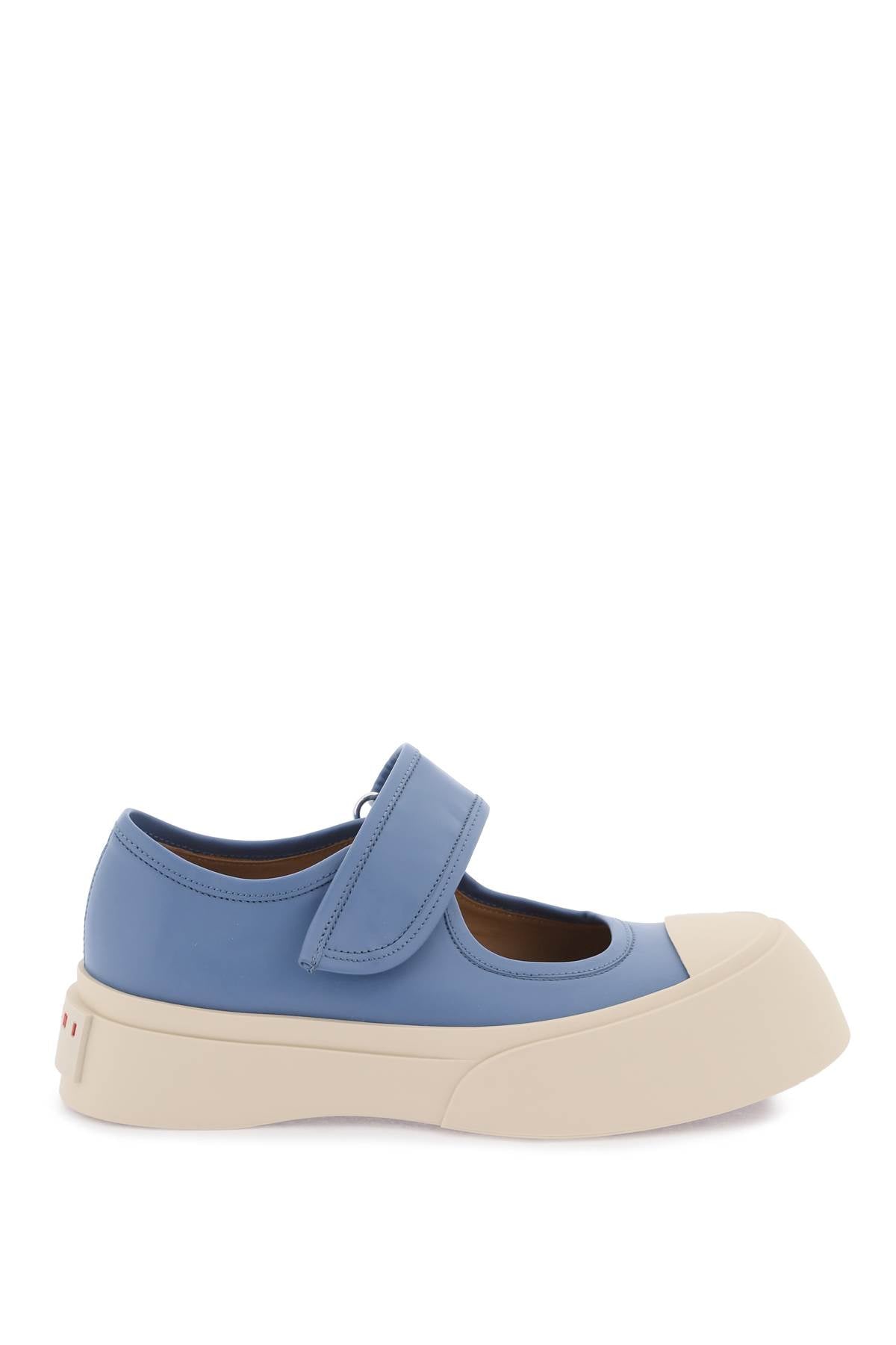 MARNI Light Blue Chunky Platform Mary Jane Sneakers for Women