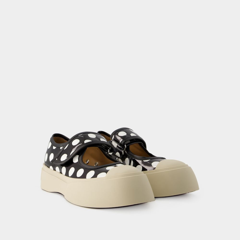 MARNI Black Mary Jane Sneakers for Women