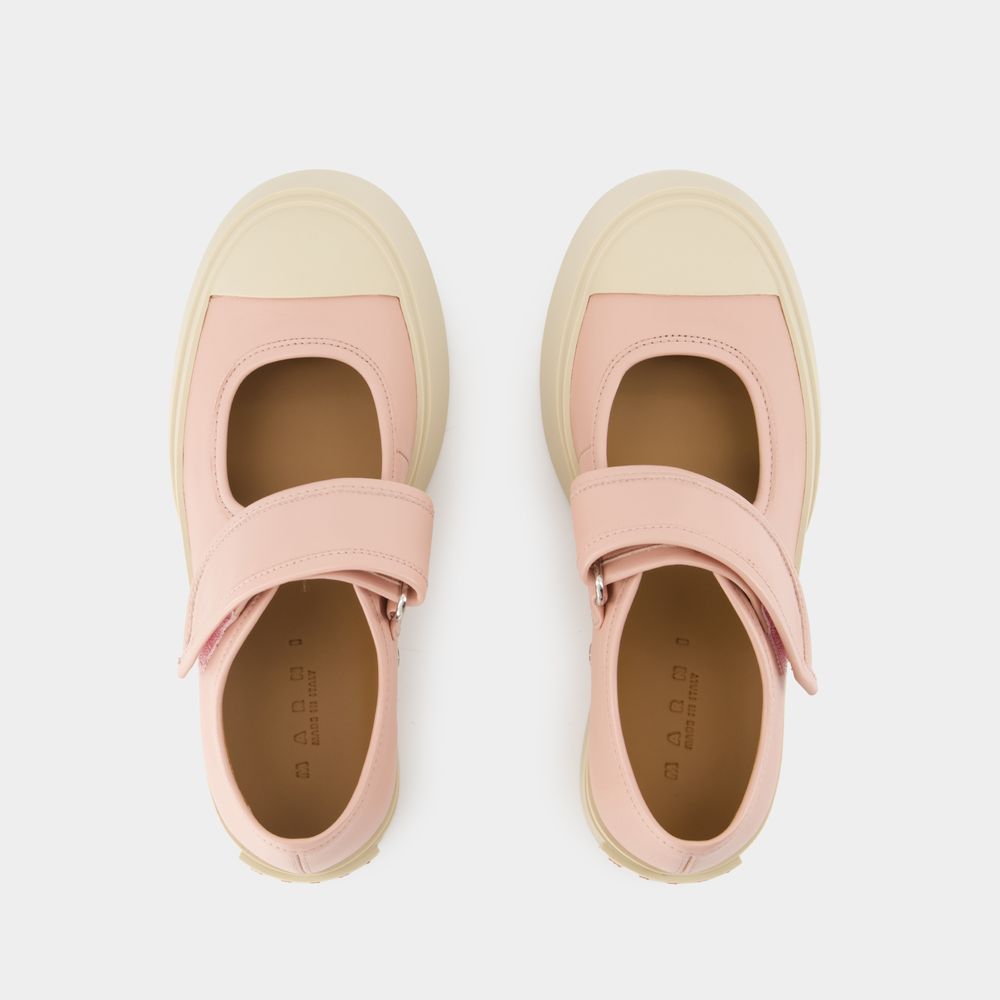 MARNI Chic Pink Mary Jane Sneakers