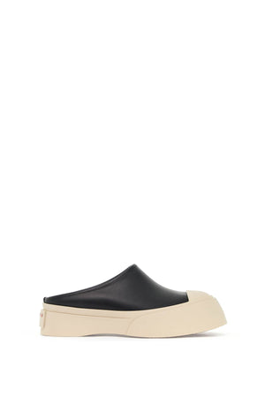 MARNI Chic Leather Flatform Clogs