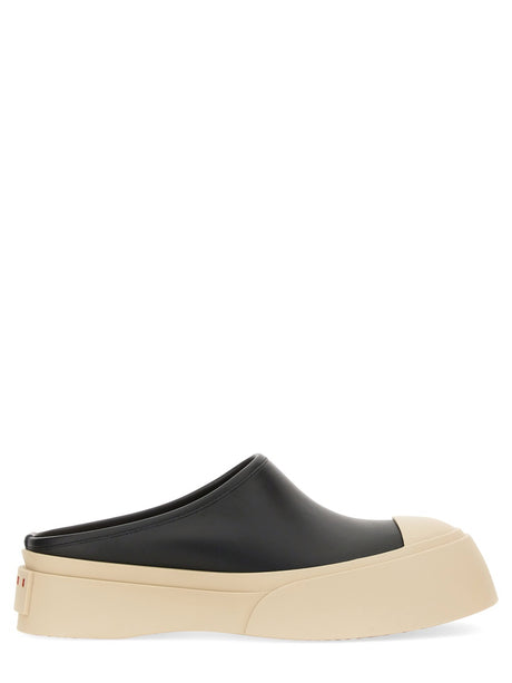 MARNI Elegant Women's Leather Moccasins - Timeless Comfort