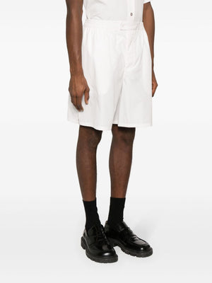 PRADA Men's Poplin Trousers in Petalo for SS24