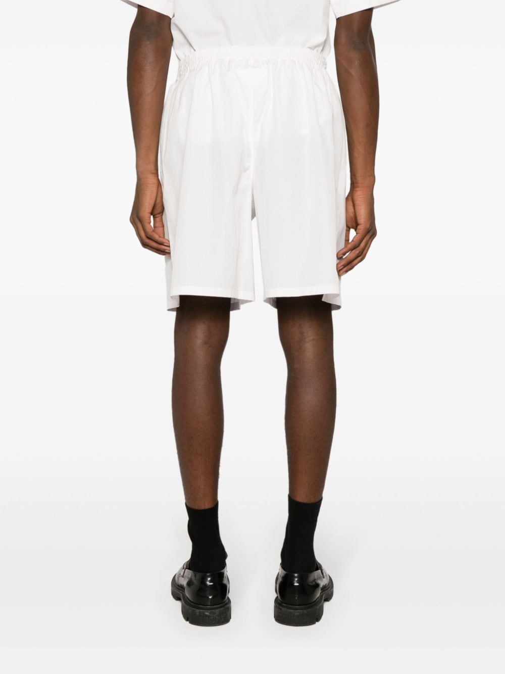 PRADA Men's Poplin Trousers in Petalo for SS24