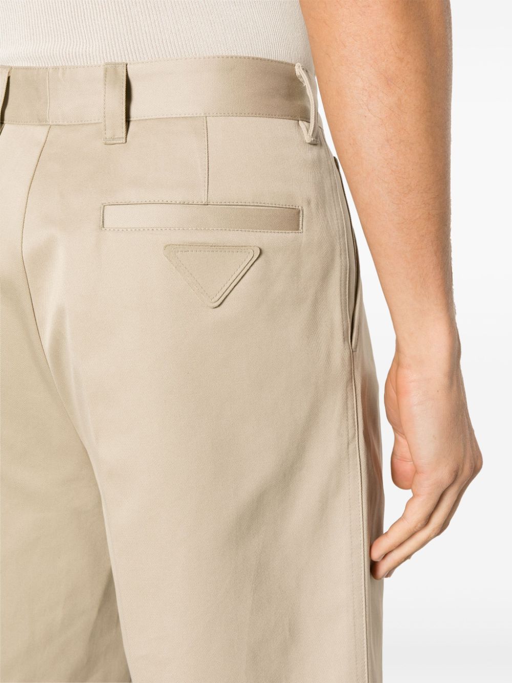 PRADA Luxurious Cotton Chino Trousers for Men - SS24 Collection