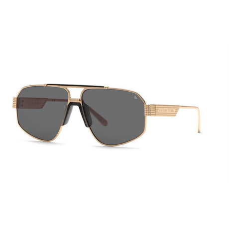 PHILIPP PLEIN Titanium Smoke Mirror Sunglasses