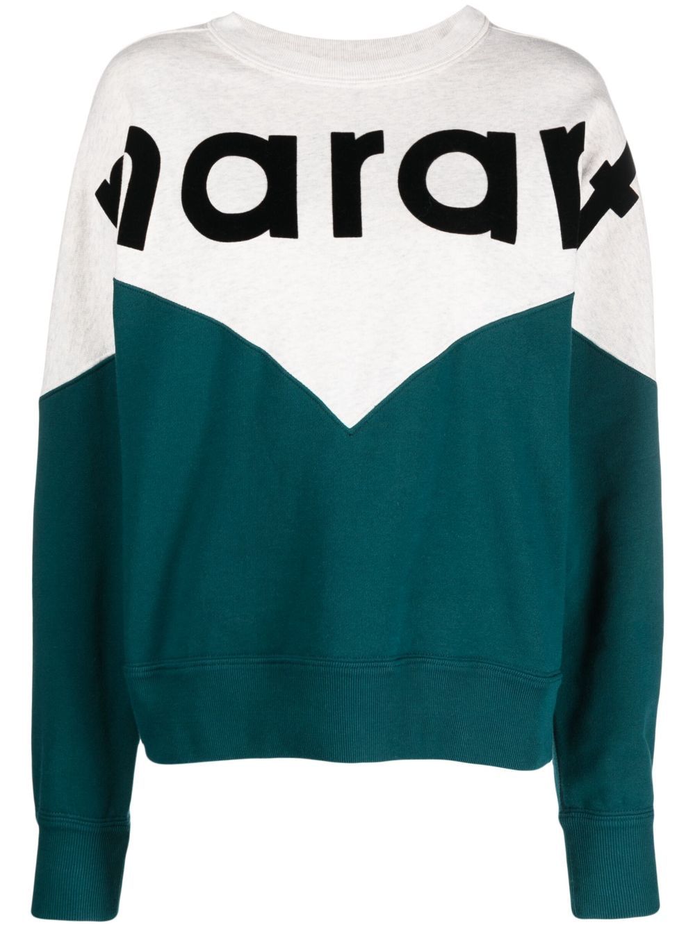 ISABEL MARANT ETOILE Teal Knit Sweatshirt for Women - FW23 Collection