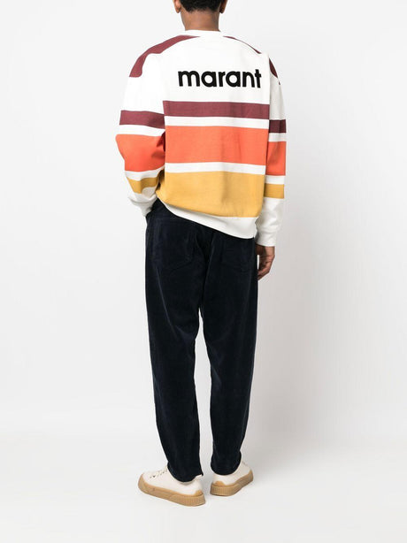 Stylish Burgundy Crewneck for Men from Isabel Marant's SS23 Collection