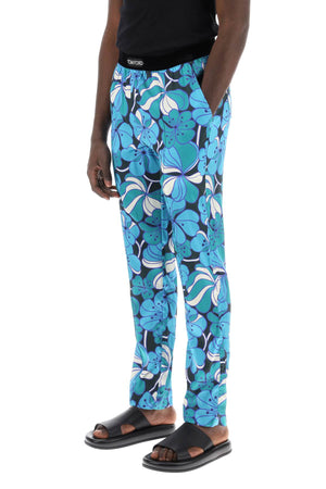 TOM FORD Floral Silk Pajama Pants for Men