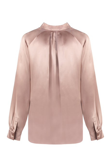 MAX MARA Feminine Pink Silk Blouse for Women