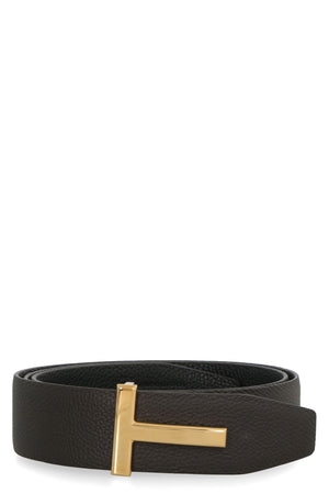 TOM FORD Premium Leather Belt - Brown