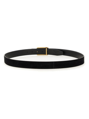 TOM FORD Luxury Leather Belt with Logo