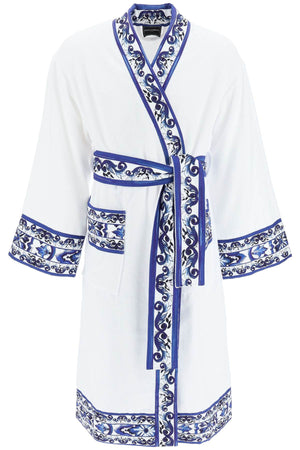 DOLCE & GABBANA Colorful Patterned Kimono Bathrobe from D&C Casa Collection