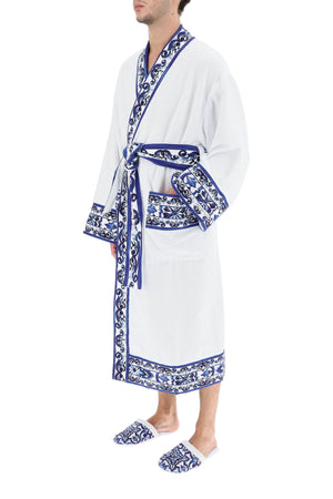 DOLCE & GABBANA Colorful Patterned Kimono Bathrobe from D&C Casa Collection