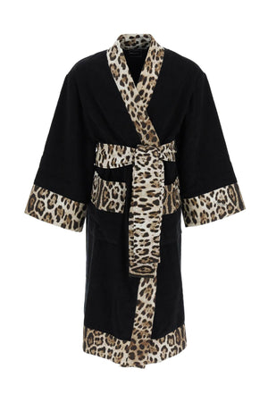 DOLCE & GABBANA Leo Print Bathrobe for Women