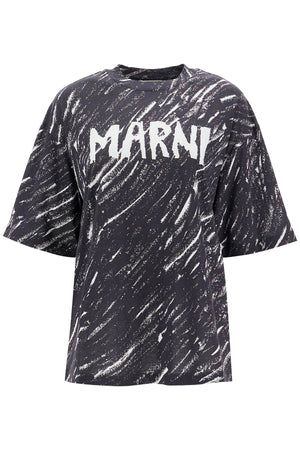 MARNI Abstract Pattern Oversized T-Shirt - Size 38