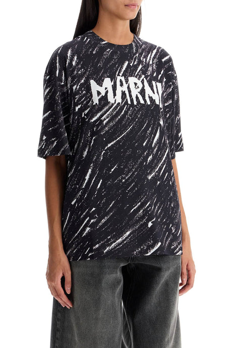 MARNI Abstract Pattern Oversized T-Shirt - Size 38