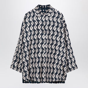 MAX MARA Reversible Patterned Silk Blouse - Size: One Size