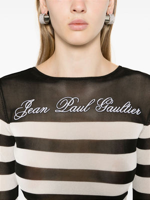 JEAN PAUL GAULTIER Maritime Stripe Long Sleeve Top