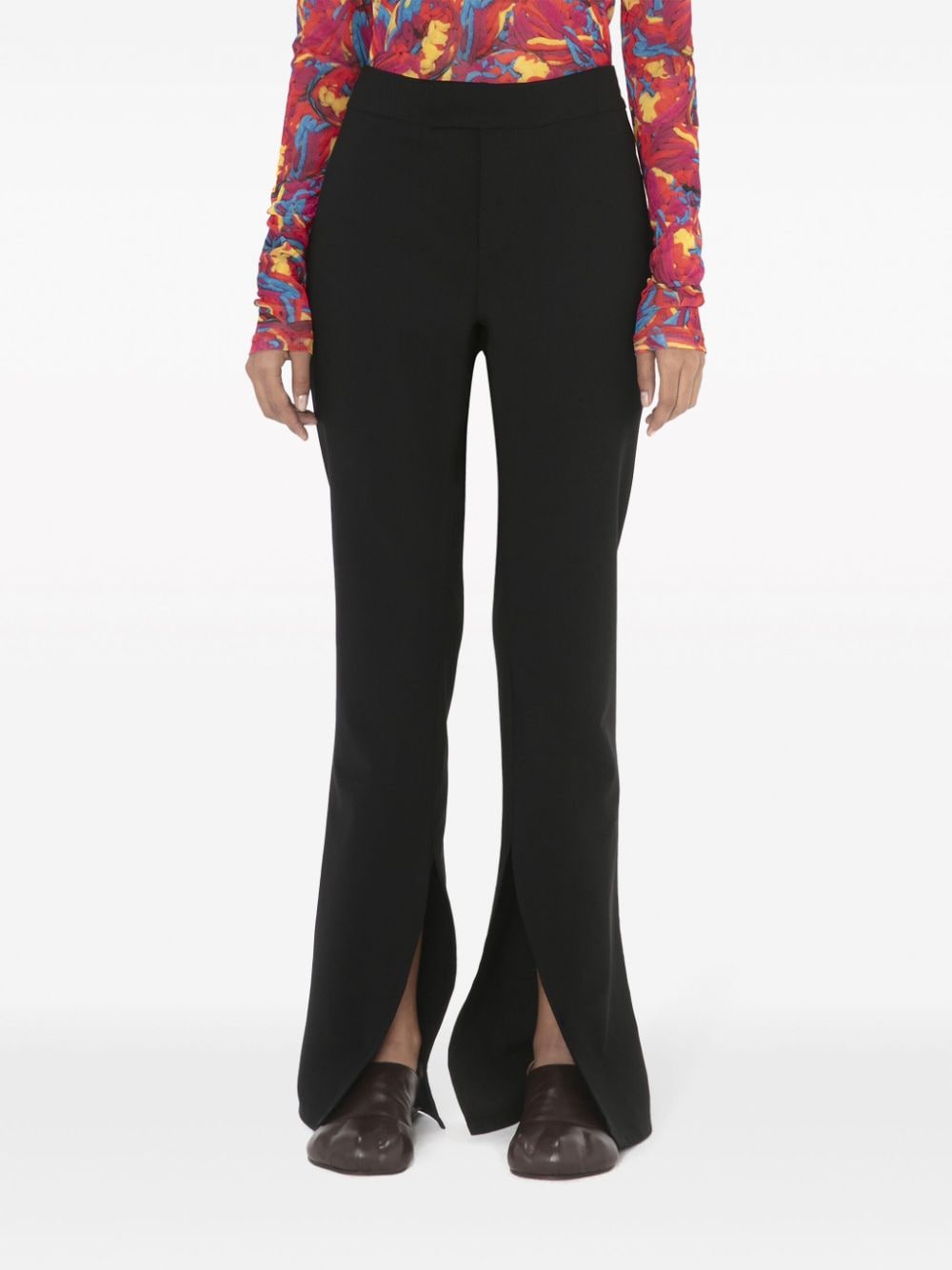 JW ANDERSON Stylish Black Belted Pants for Women