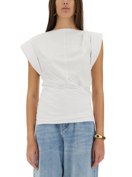 ISABEL MARANT Cotton T-Shirt with Elegant Design - Size S