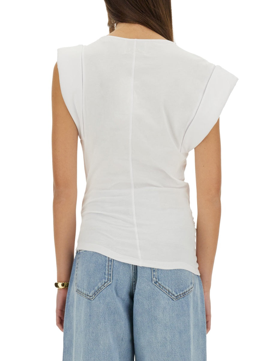 ISABEL MARANT Cotton T-Shirt with Elegant Design - Size S