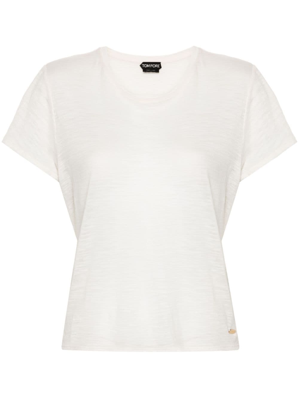 TOM FORD Feminine Pastel Round Neck T-Shirt for SS24