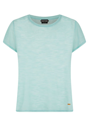 TOM FORD Feminine Pastel Round Neck T-Shirt for SS24