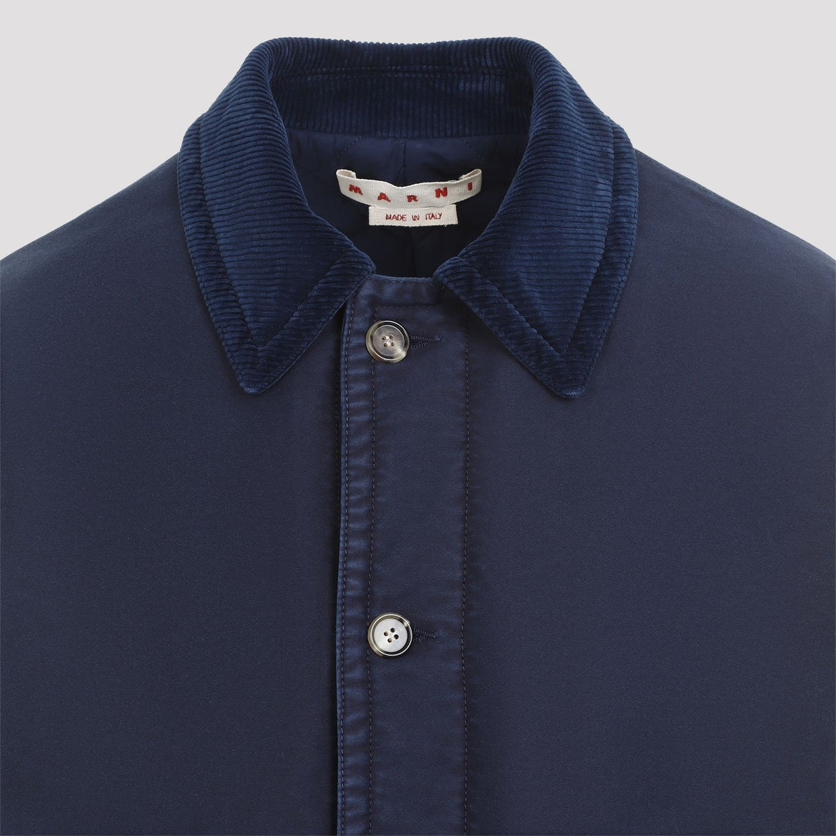 MARNI Men's Classic Blue Cotton Jacket