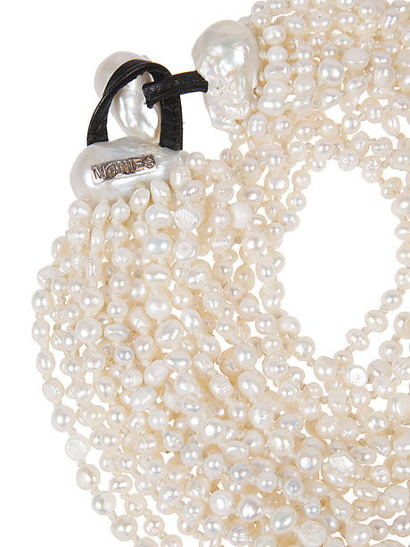 MONIES Elegant Pearl Twist Necklace