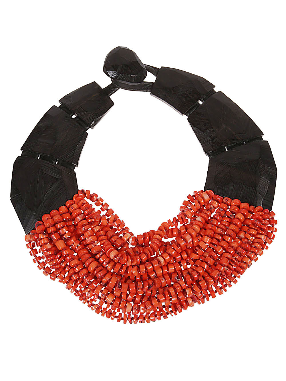 MONIES Coral Treasure Multi-Strand Necklace