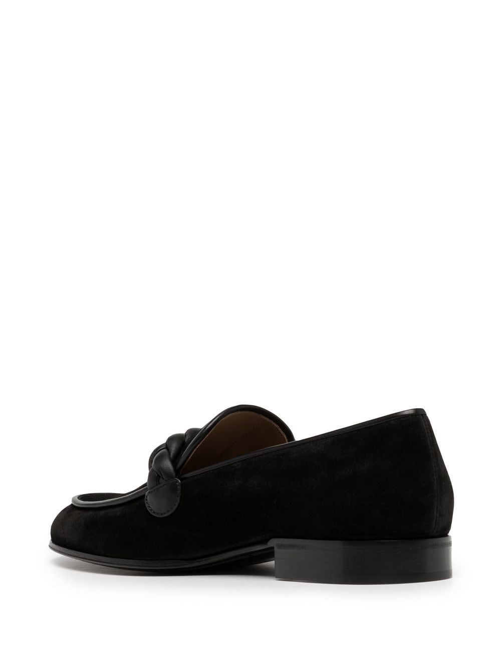 GIANVITO ROSSI Classic Black Moccasins for Men - SS23 Collection