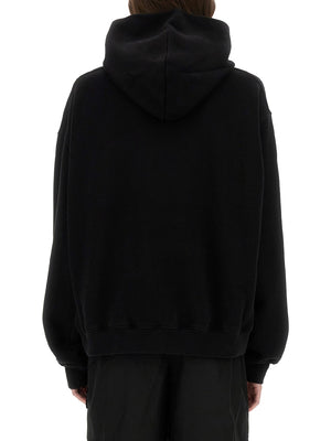 ALEXANDER WANG Regular Fit Sweatshirt with Embossed Logo - Size S