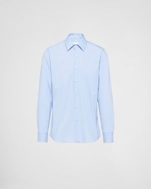 PRADA Stretch Popeline Shirt for Men - SS25 Collection