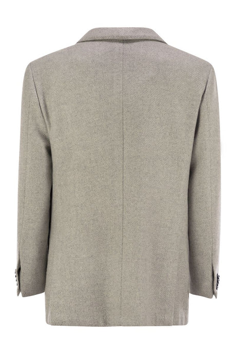 KITON Elegant Single-Breasted Cashmere Jacket for Men