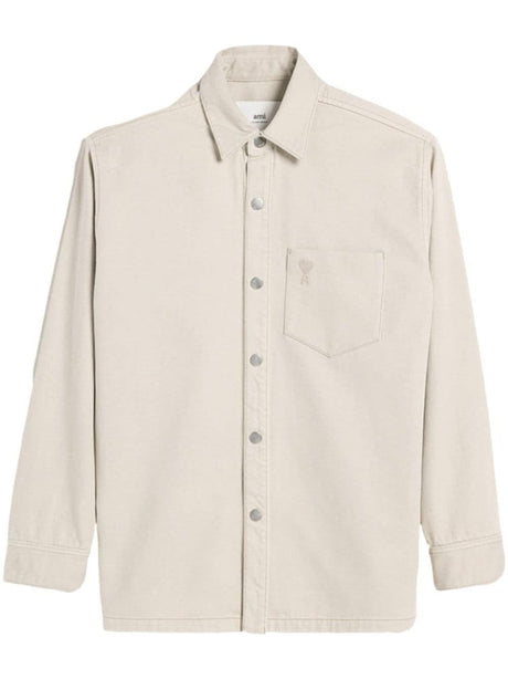 AMI PARIS Boxy Overshirt for Men - FW24 Collection