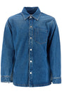 AMI PARIS Wide Denim Oversized Shirt