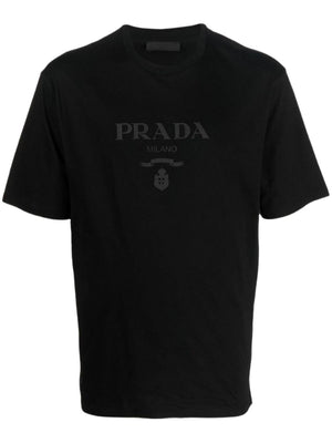 PRADA Men's FW23 Nero Cotton T-Shirt