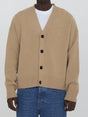 AMI PARIS Classic V-Neck Cardigan for Men