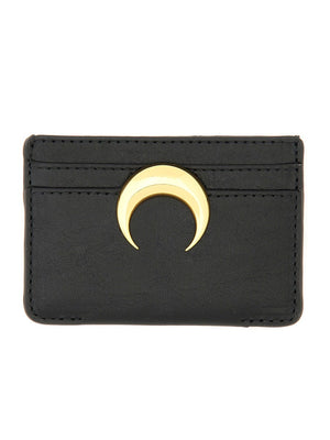 MARINE SERRE Mini Leather Card Holder