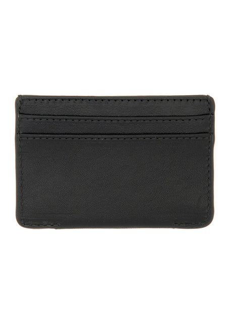 MARINE SERRE Mini Leather Card Holder