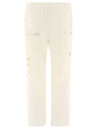 UNDERCOVER SS24 Men's White Cargo Trousers in 100% Nylon