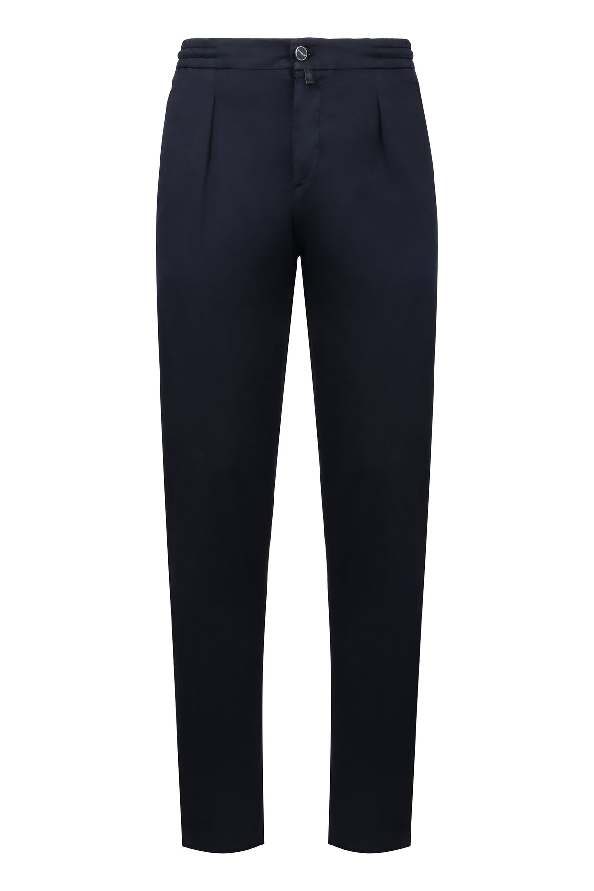 KITON Navy Cotton Trousers for Men - Spring/Summer '24 Collection